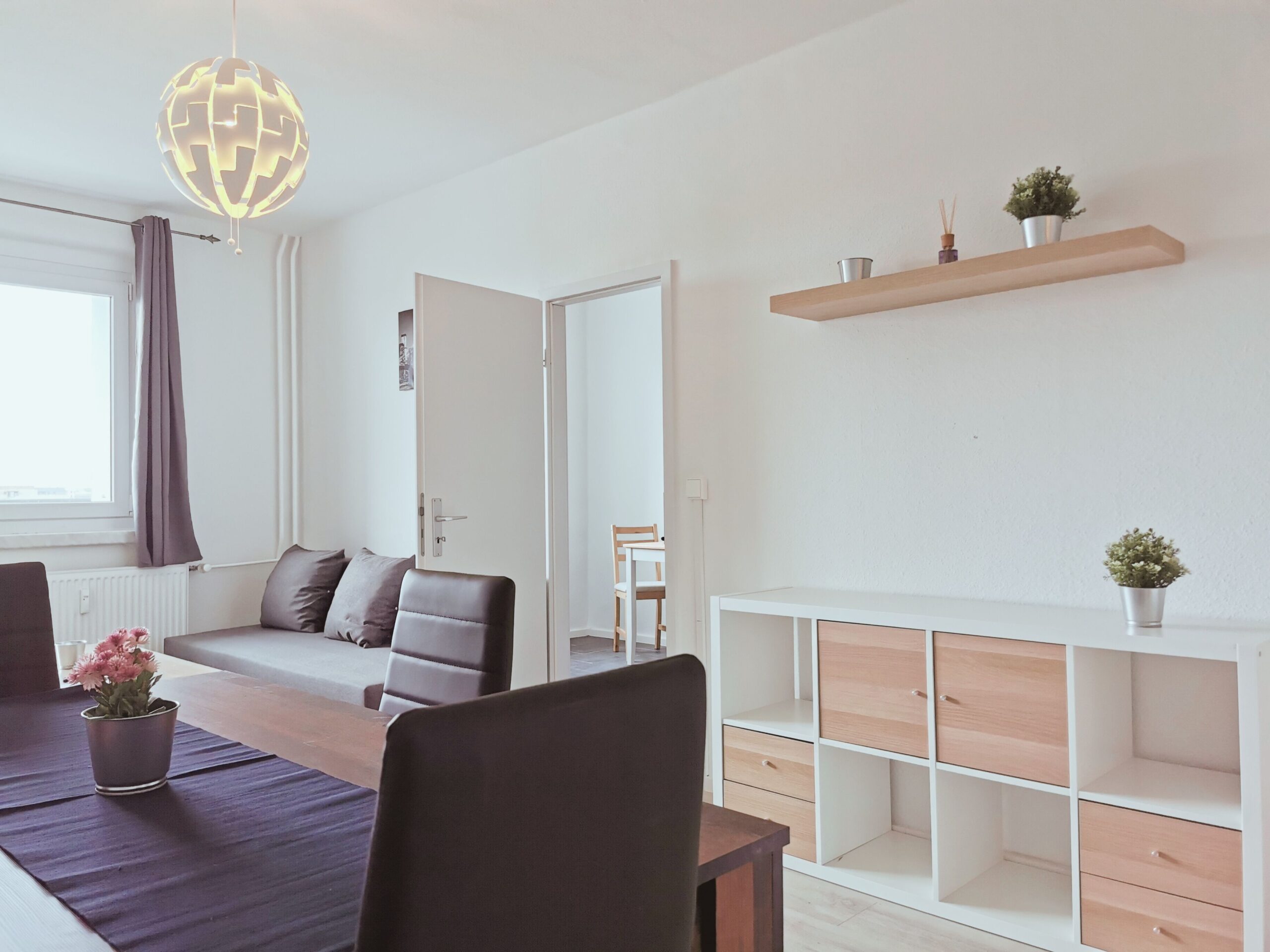 Monteurzimmer Magdeburg Wohnbereich
