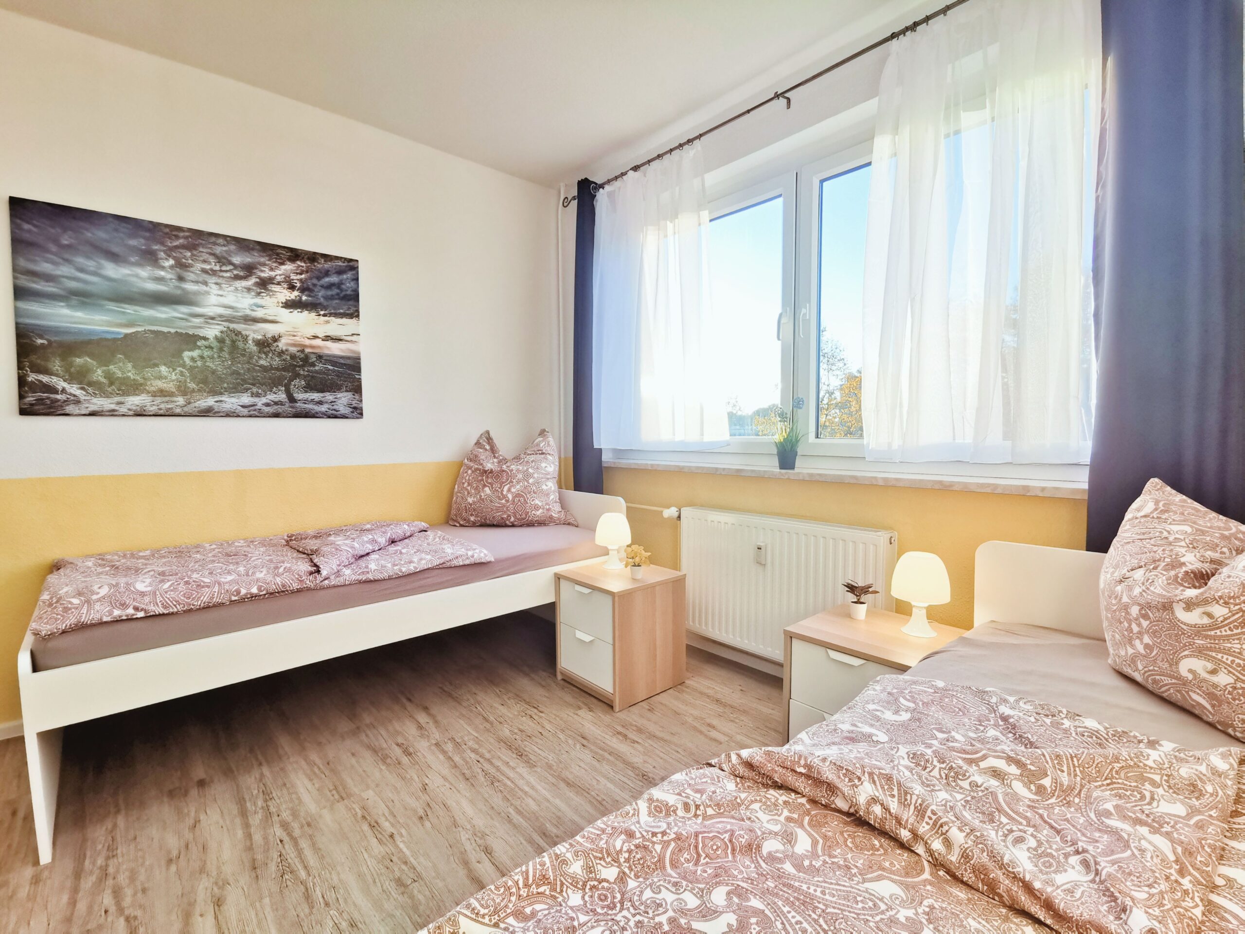 Monteurzimmer Zwickau Schlafraum