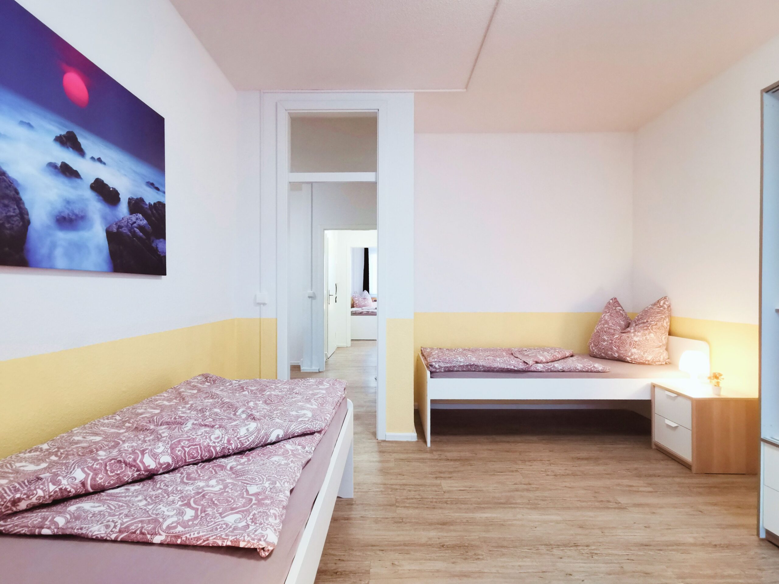 Monteurzimmer Zwickau Schlafraum