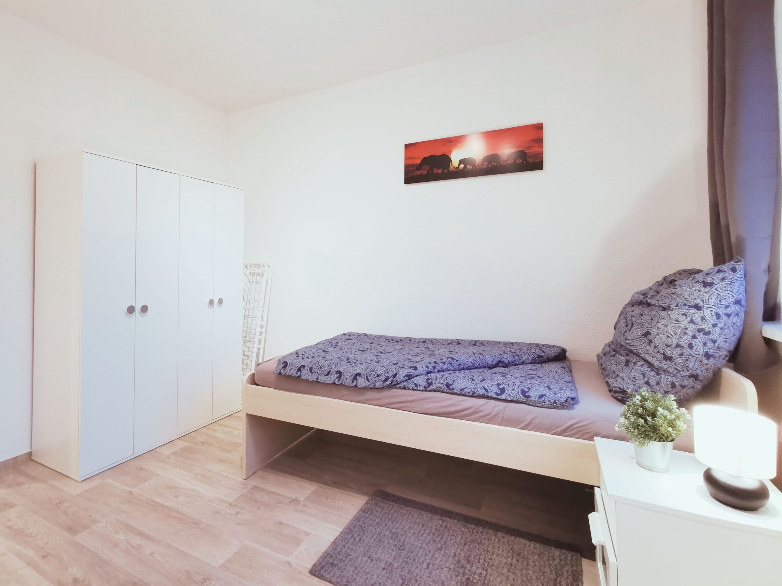 Monteurzimmer Schwerin Schlafraum