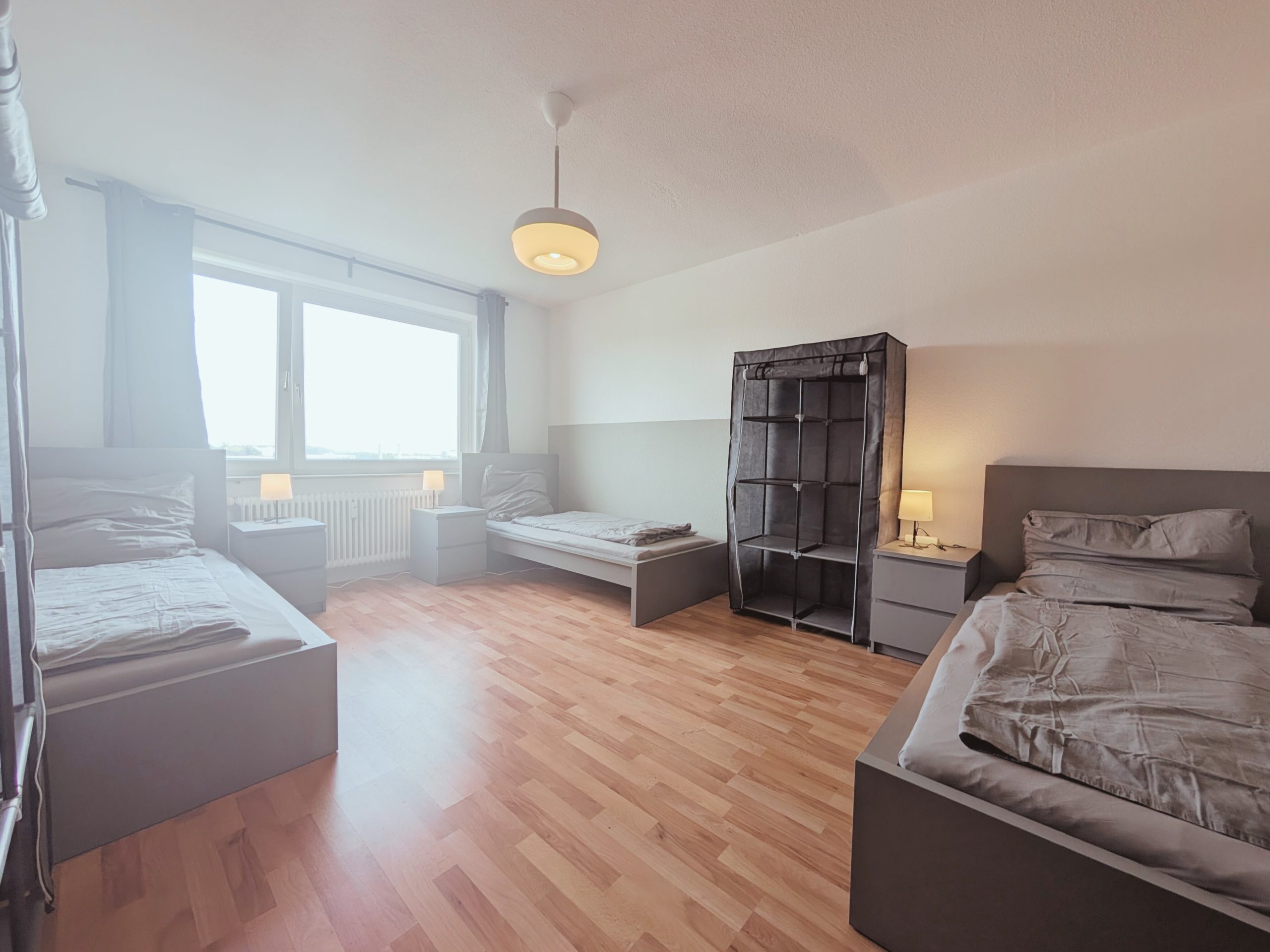 Monteurzimmer Wuppertal Schlafraum